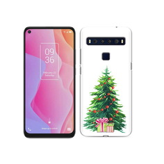 Чехол MyPads Tocco для TCL 10L Елка новогодняя с подарками акварель