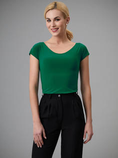 Блуза женская Арт-Деко L-1044 зеленая 52 RU