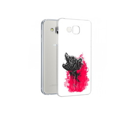 Чехол MyPads Tocco для Samsung Galaxy A7 медведь в дымке