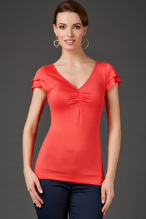 Блуза женская Арт-Деко L-1130 розовая 54 RU