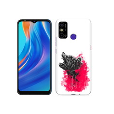 Чехол MyPads Tocco для Tecno Spark Go медведь в дымке