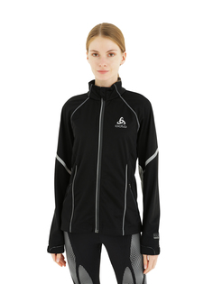 Куртка Odlo Jacket Frequency Ii Black-Snow White (Us:l)