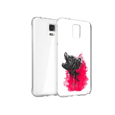 Чехол MyPads Tocco для Samsung Galaxy Note 4 медведь в дымке