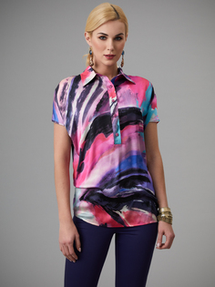 Блуза женская Арт-Деко R-1319 фиолетовая 52 RU