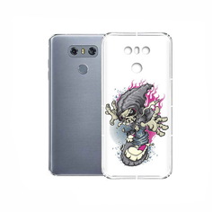 Чехол MyPads Tocco для LG G6 нарисованный скелет на скейт борде