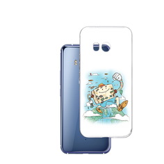 Чехол MyPads Tocco для HTC U11 Счастливый чемодан