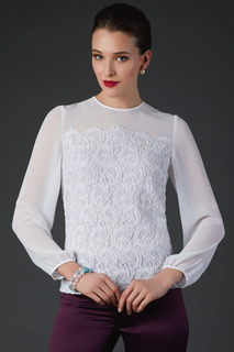 Блуза женская Арт-Деко R-1279 белая 52 RU