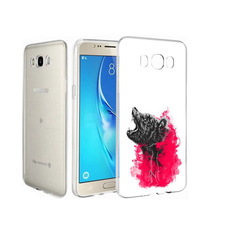 Чехол MyPads Tocco для Samsung Galaxy J7 медведь в дымке