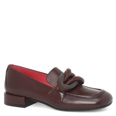 Лоферы женские Pas De Rouge 4103 коричневые 37 EU