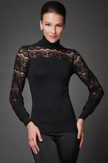 Блуза женская Арт-Деко R-1288 черная 50 RU