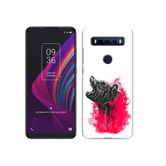 Чехол MyPads Tocco для TCL 10 SE медведь в дымке