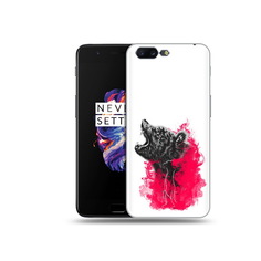 Чехол MyPads Tocco для OnePlus 5 медведь в дымке