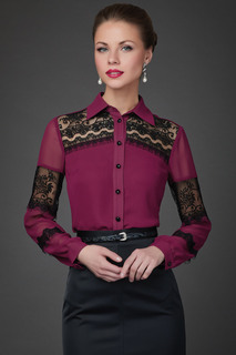 Блуза женская Арт-Деко R-1314 бордовая 50 RU