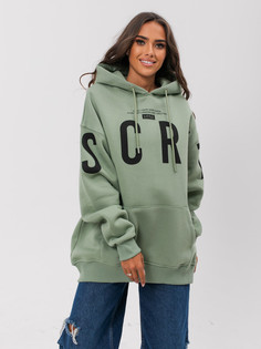 Худи женское Little Secret uz200232 зеленое ONE SIZE