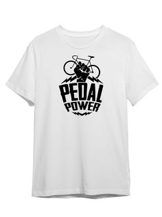 Футболка унисекс СувенирShop Велосипед/Pedal power/Байк 14 белая 3XL