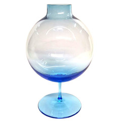 Ваза для цветов Crystalite Bohemia Без декора 86202S 23 см н/н светло-голубая 286315