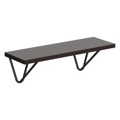 Настенная полка с полкодержателями Skyland COFFEE SH2-WIRE 630х213х208 венге