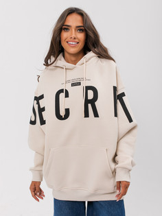 Худи женское Little Secret uz200232 бежевое ONE SIZE