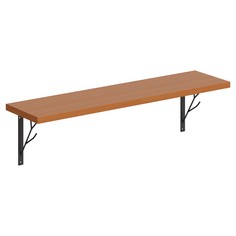 Настенная полка с полкодержателями Skyland COFFEE SH1-TREE 830х220х222 груша