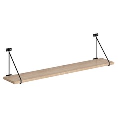 Настенная полка с полкодержателями Skyland COFFEE SH3-BAR 860х166х209 дуб сонома