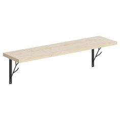 Настенная полка с полкодержателями Skyland COFFEE SH1-TREE 830х220х222 клен