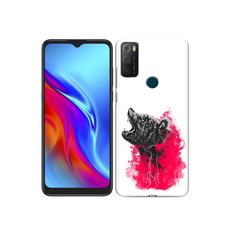 Чехол MyPads Tocco для TCL 20e медведь в дымке