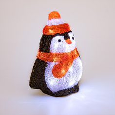 Фигурка декоративная Neon-Night Пингвиненок 19х14,5х25 см, 20 светодиодов, батарейки 2хAA