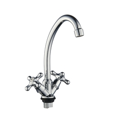 Смеситель для кухни Feinise с высоким изливом крепление гайка