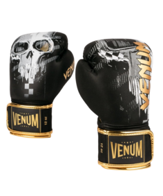 Боксерские перчатки Venum Skull Black 10 унций
