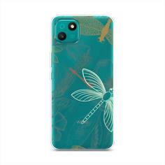 Силиконовый чехол "Тени стрекоз" на Wiko T10 / Вико Т10 Awog