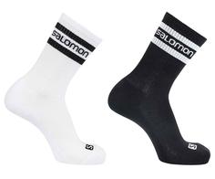 Комплект носков унисекс Salomon Socks 365 Crew 2-Pack белых S