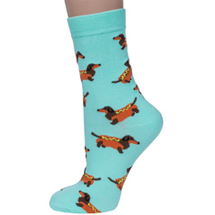 Носки унисекс Hobby Line 80128 бирюзовые 36-40