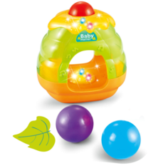Интерактивная музыкальная игрушка с молоточком, 3 шарика 11500039 No Brand