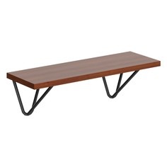 Настенная полка с полкодержателями Skyland COFFEE SH2-WIRE 630х213х208 орех