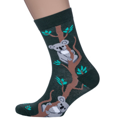 Носки унисекс Hobby Line 80153 зеленые 41-45