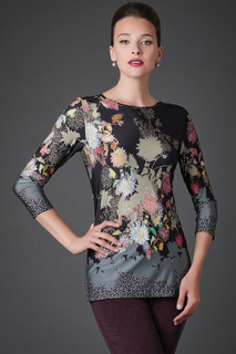 Блуза женская Арт-Деко R-1297 черная 44 RU