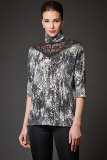 Блуза женская Арт-Деко Z-1140 серая 42 RU