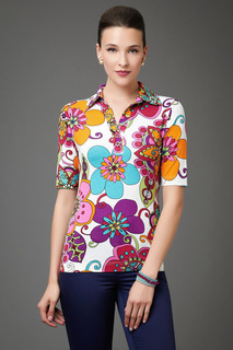 Блуза женская Арт-Деко L-1158 белая 42 RU