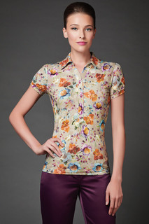 Блуза женская Арт-Деко L-1170 бежевая 46 RU