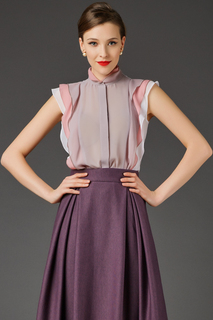 Блуза женская Арт-Деко R-1266 серая 48 RU