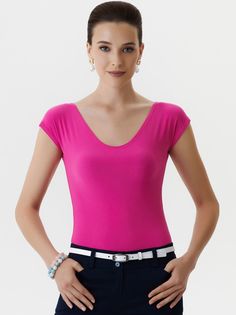 Блуза женская Арт-Деко L-1044 розовая 54 RU