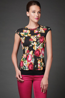 Блуза женская Арт-Деко L-1177 черная 42 RU