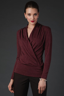 Блуза женская Арт-Деко Z-1049 бордовая 44 RU