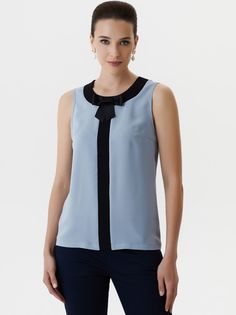 Блуза женская Арт-Деко R-1388 серая 46 RU