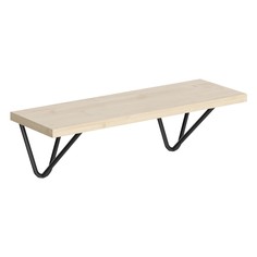 Настенная полка с полкодержателями Skyland COFFEE SH2-WIRE 630х213х208 клен