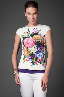 Блуза женская Арт-Деко L-1180 белая 44 RU