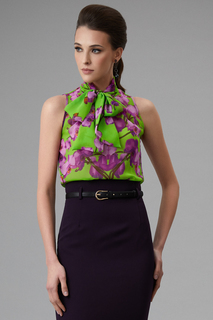 Блуза женская Арт-Деко R-1363 зеленая 42 RU