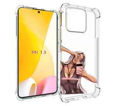 Чехол MyPads девушка-в-прозрачной-одежде для Xiaomi 13