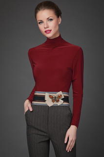 Блуза женская Арт-Деко Z-974 бордовая 52 RU