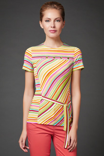 Блуза женская Арт-Деко L-1174 разноцветная 54 RU